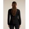 icebreaker 400 RealFleece Descender LS Zip - Polaire en laine mérinos femme | Hardloop