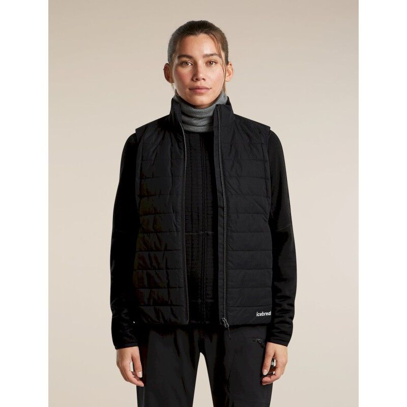 icebreaker 400 RealFleece Descender LS Zip - Polaire en laine mérinos femme | Hardloop