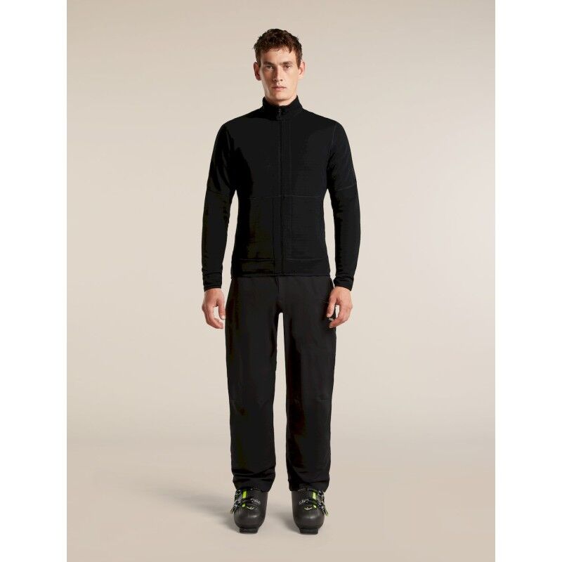 icebreaker 400 RealFleece Descender LS Zip - Polaire en laine mérinos homme | Hardloop