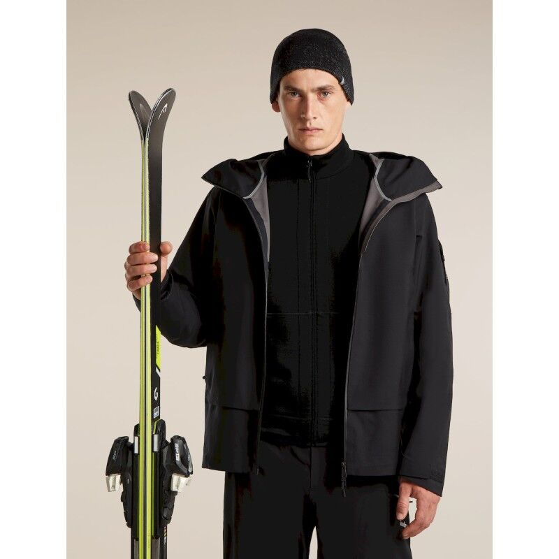 icebreaker 400 RealFleece Descender LS Zip - Polaire en laine mérinos homme | Hardloop