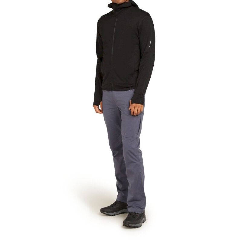 icebreaker Men Merino 360 RealFleece™ Elemental LS Zip Hoodie - Polaire en laine mérinos homme | Hardloop