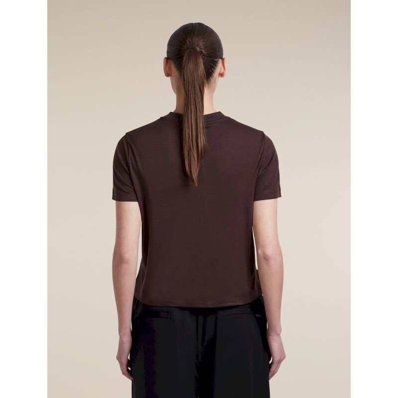 Icebreaker Merino 150 Tech Lite III SS Crop Tee - Camiseta de merino - Mujer | Hardloop