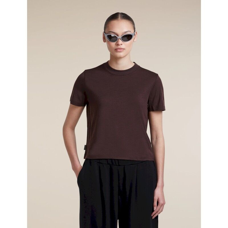 Icebreaker Merino 150 Tech Lite III SS Crop Tee - Merinoshirt - Damen | Hardloop