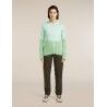 icebreaker 200 RealFleece Descender LS Zip Hoodie - Fleece de lã merino mulher | Hardloop