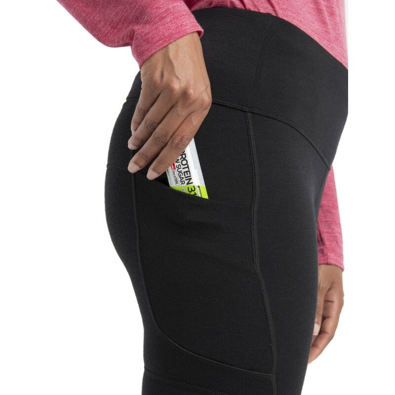 icebreaker Women Merino Speed Winter 25" Tights - Thermische merinowollen Panty - Dames | Hardloop