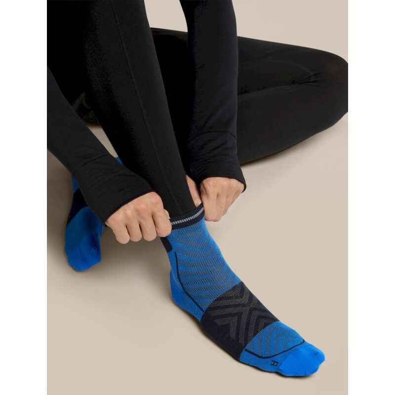 Icebreaker Run+ Ultralight Mini - Merino socks - Men's I Hardloop