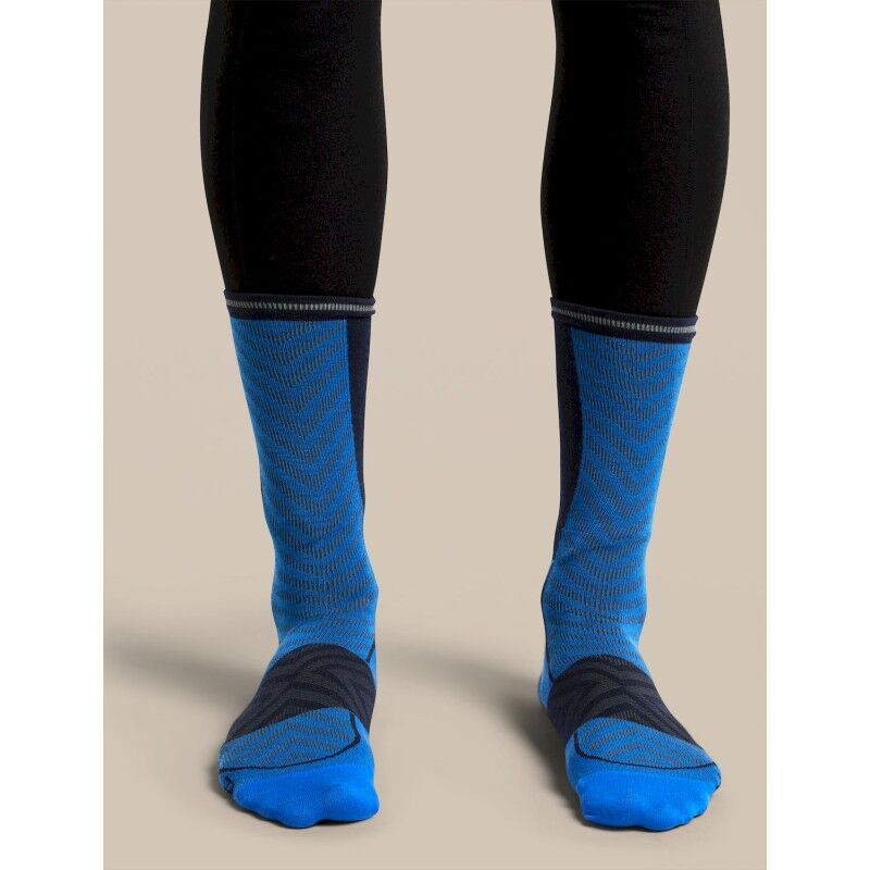 Icebreaker Run+ Ultralight Crew - Chaussettes en laine mérinos homme | Hardloop