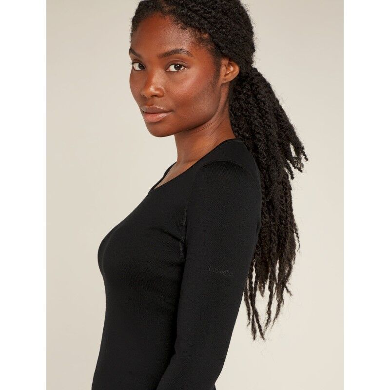 icebreaker Merino 260 Tech LS Scoop - Maillot thermique laine mérinos femme | Hardloop