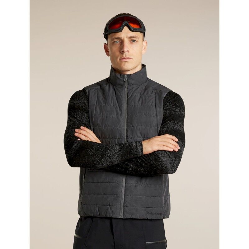 icebreaker Men 1360 MerinoLoft™ Vest - Sleeveless merino wool down jacket - Men's | Hardloop