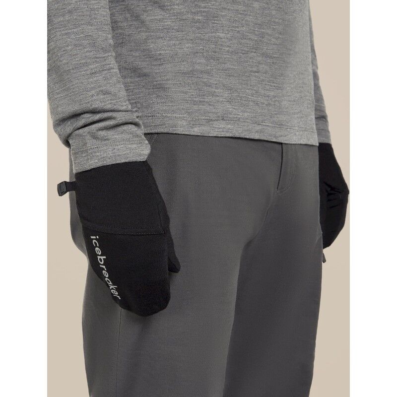 icebreaker Unisex Merino 200 Oasis Convertible Mittens - Merinofäustlinge | Hardloop