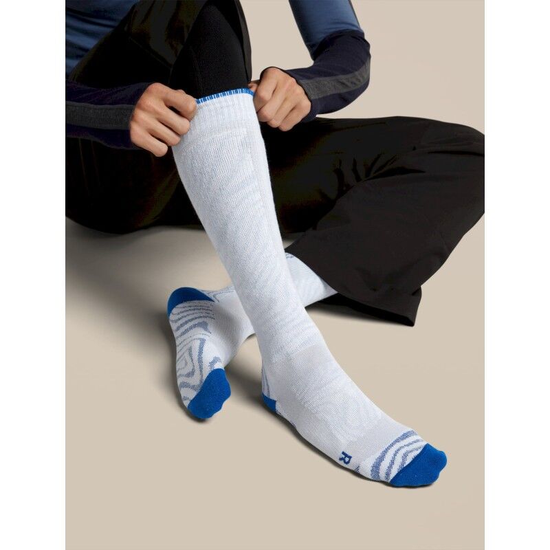 icebreaker Ski+ Medium OTC Mountain Contour - Skarpety z wełny Merino® męskie | Hardloop