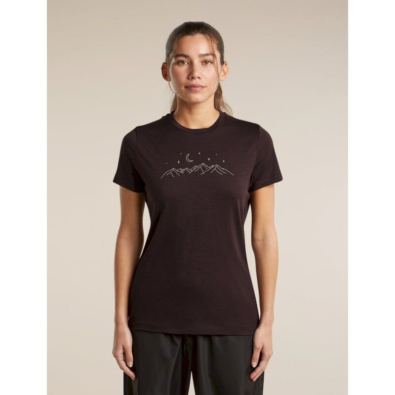 Merino 150 Tech Lite SS Tee Sparkling Stars - Merinoshirt - Damen