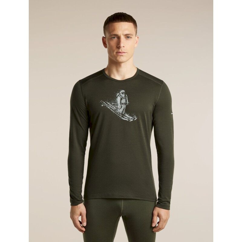 Men Merino 200 Oasis LS Crewe Skiing Yeti - Merinowolltrikot - Herren