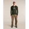 icebreaker Men Merino 200 Oasis LS Crewe Skiing Yeti - Merino Wool Jersey - Men's | Hardloop