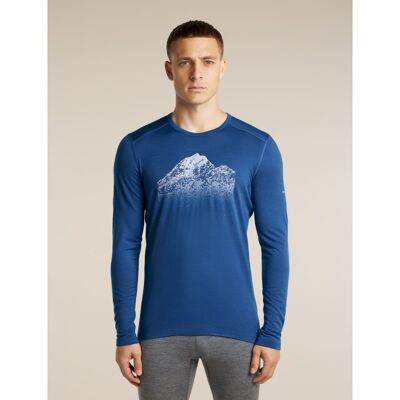 Men Merino 200 Oasis LS Crewe Rising Light - Merinoulltröja - Herr