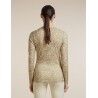 icebreaker Women Merino 200 Oasis LS Crewe Moss Bloom AOP - Merino Wool Jersey - Women's | Hardloop