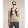 icebreaker Women Merino 200 Oasis LS Crewe Moss Bloom AOP - Merino Wool Jersey - Women's | Hardloop