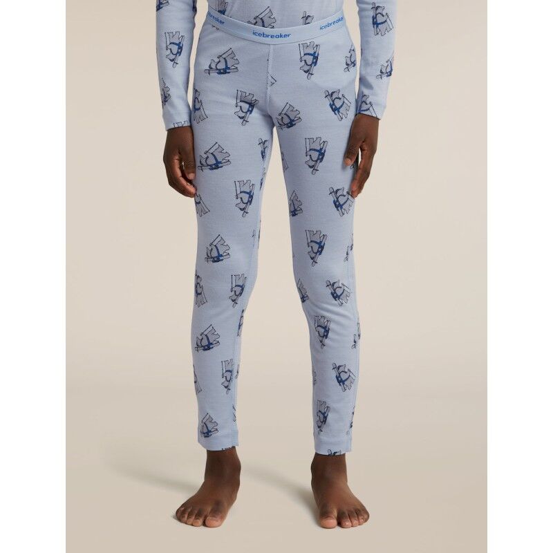 icebreaker Kids Merino 200 Oasis Leggings Bear Tour AOP - Merino wool Thermal Tight  - Kid's | Hardloop