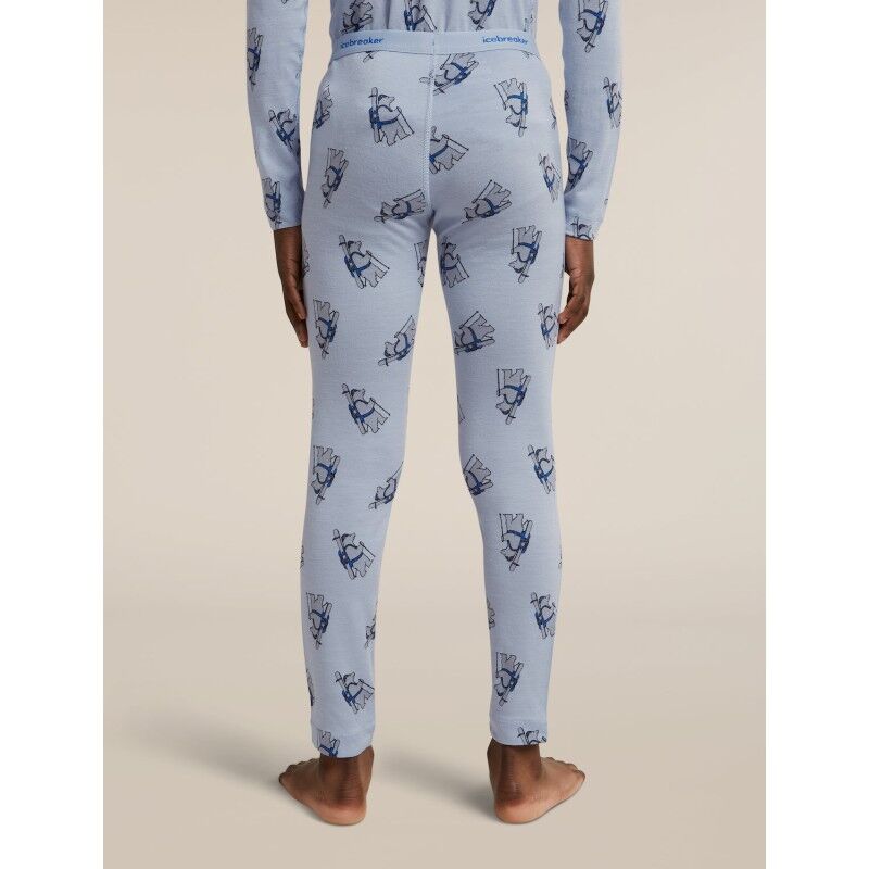 icebreaker Kids Merino 200 Oasis Leggings Bear Tour AOP - Merino wool Thermal Tight  - Kid's | Hardloop