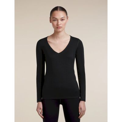 Women Merino 200 Oasis LS V Neck - Dámské Merinoové Trička