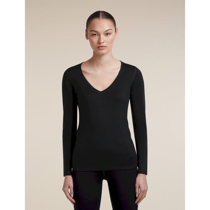 Women Merino 200 Oasis LS V Neck - Merinoulltröja - Dam