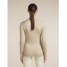 icebreaker Women Merino 200 Oasis LS V Neck - Maillot thermique laine mérinos femme | Hardloop