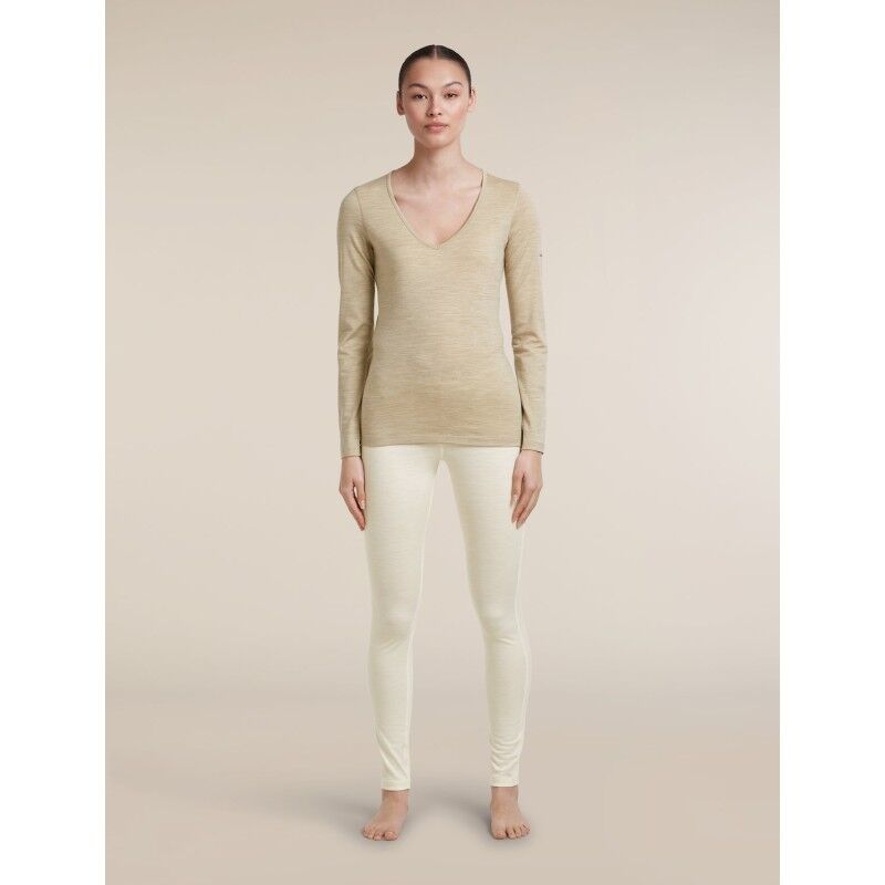 icebreaker Women Merino 200 Oasis LS V Neck - Jersey de lana merino - Mujer | Hardloop