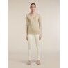 icebreaker Women Merino 200 Oasis LS V Neck - Merinouldtrøj - Damer | Hardloop