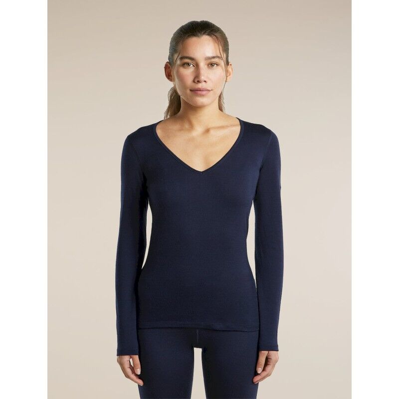 Women Merino 200 Oasis LS V Neck - Maillot thermique laine mérinos femme