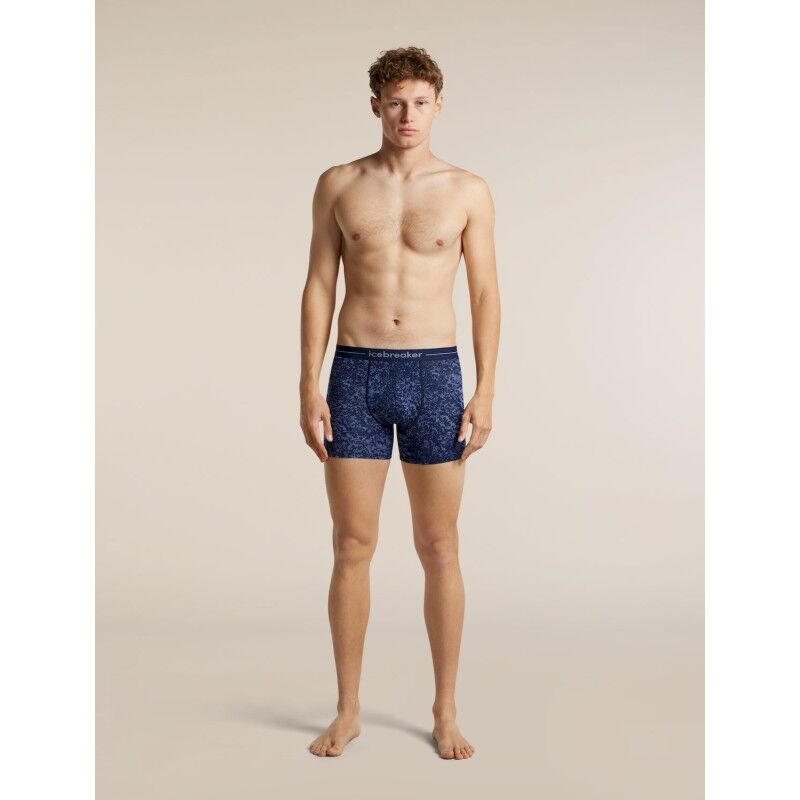 icebreaker Men Merino 150 Anatomica Boxers Moss Bloom - Merinowolle Laufunterhosen | Hardloop