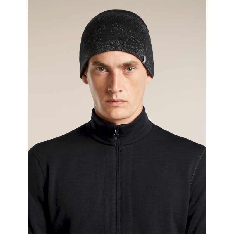 Unisex Merino 260 Tech Vertex Reversible Beanie Chillwave - Merinowolle Mützen
