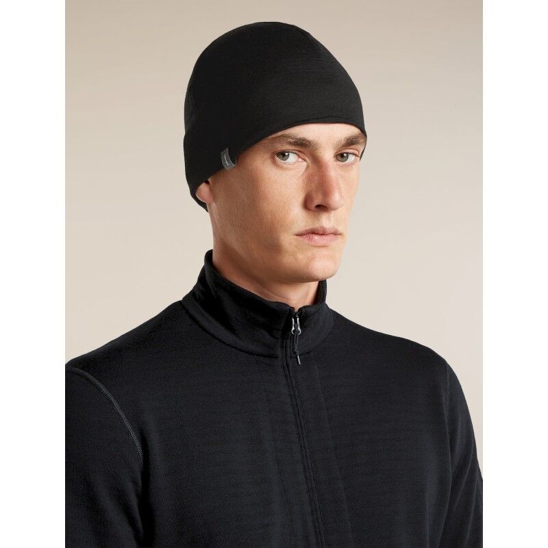 icebreaker Unisex Merino 260 Tech Vertex Reversible Beanie Chillwave - Bonnet laine mérinos | Hardloop