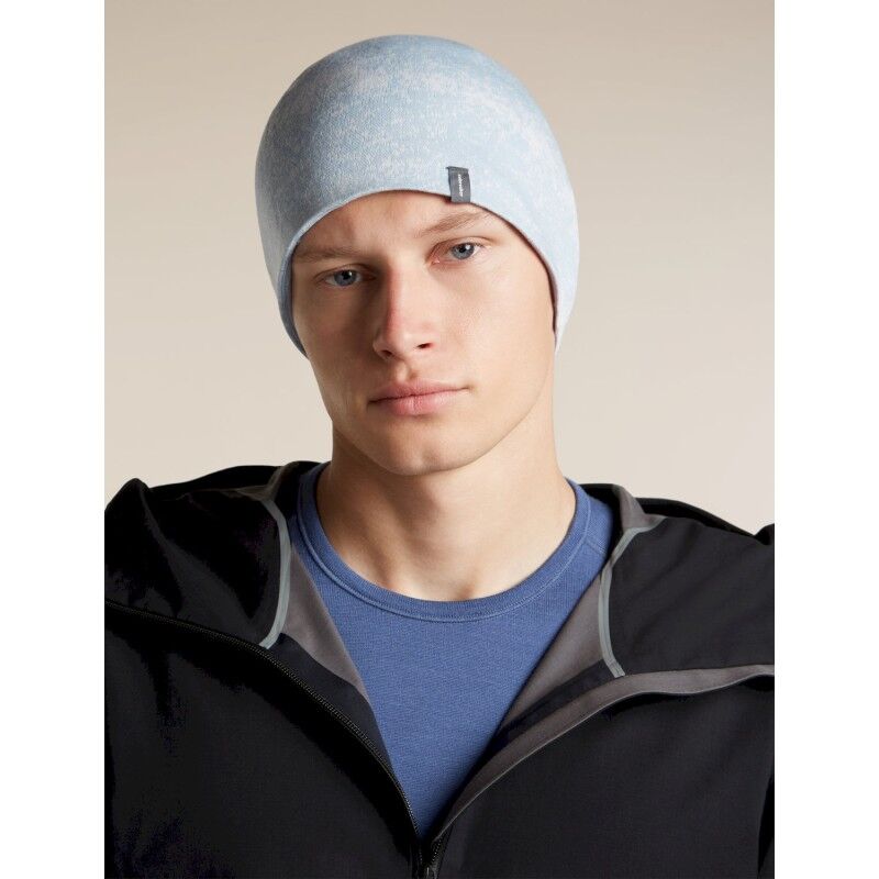 Unisex Merino 260 Tech Vertex Reversible Beanie Chillwave - Merinowolle Mützen