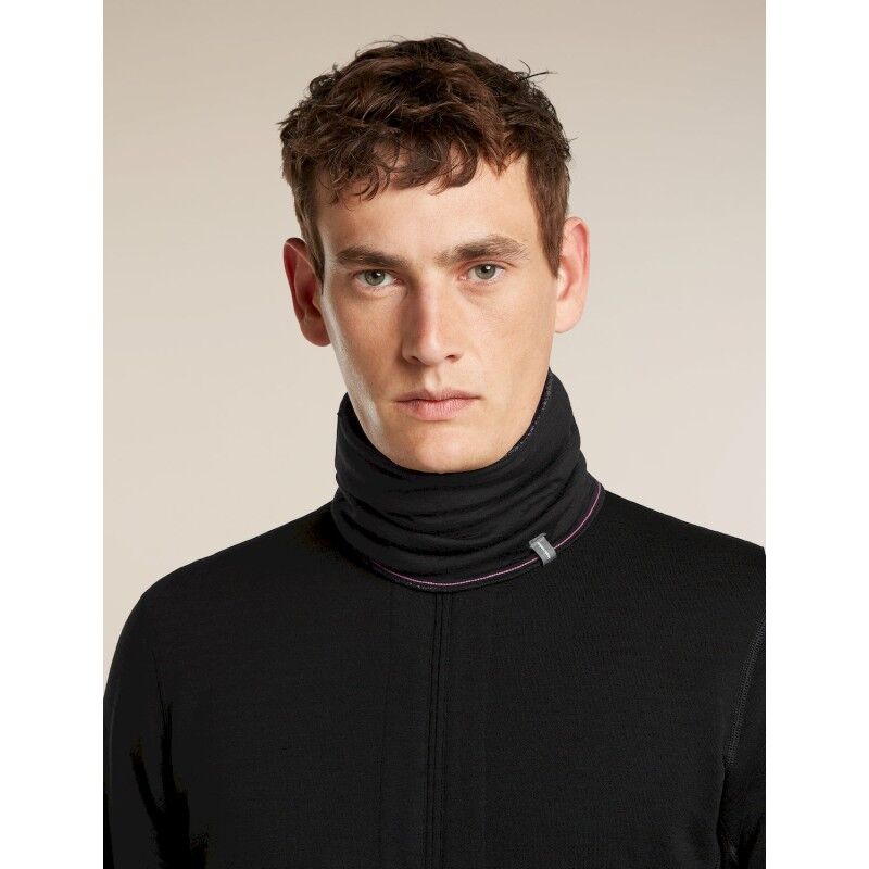 icebreaker Unisex Merino 260 Tech Vertex Reversible Chute Chillwave - Merino wool Neck Gaiter | Hardloop