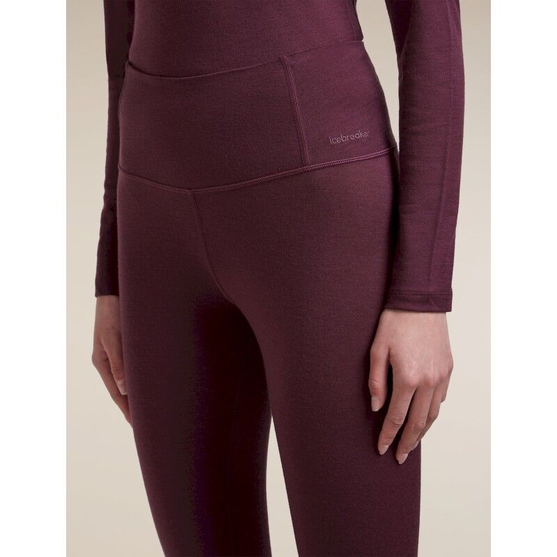 icebreaker Merinos 200 Oasis High Rise Leggings - Thermische Merinowollstrumpfhose - Damen | Hardloop
