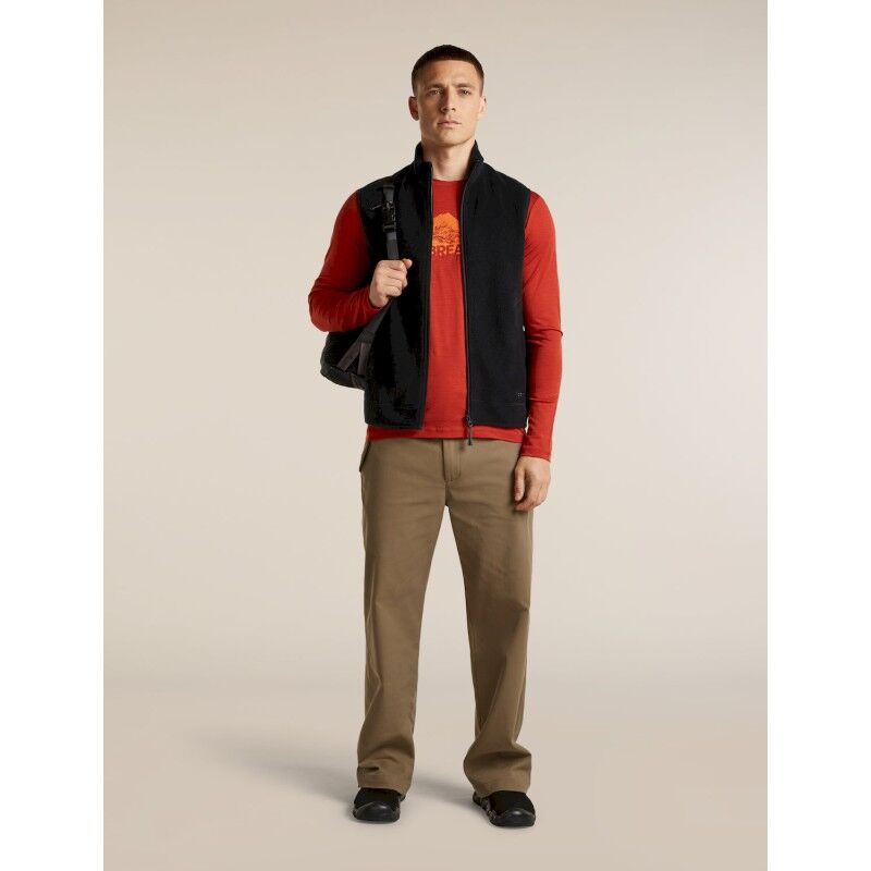 icebreaker Men Merino Blend 800 RealFleece™ Classic Pile Vest - Merino Fleece jacket - Men's | Hardloop