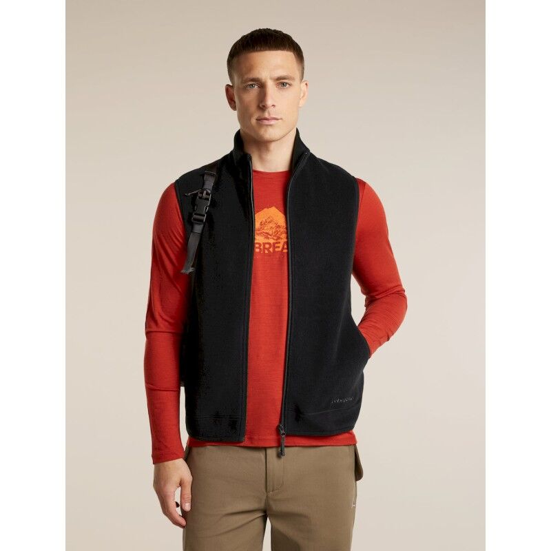 icebreaker Men Merino Blend 800 RealFleece™ Classic Pile Vest - Merino Fleece jacket - Men's | Hardloop