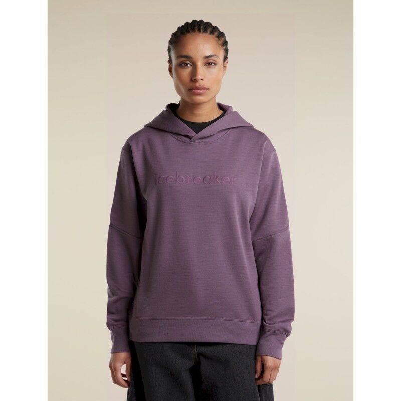 icebreaker Women Merino 360 RealFleece™ Elemental LS Hoodie - Merino Fleece jacket - Women's | Hardloop