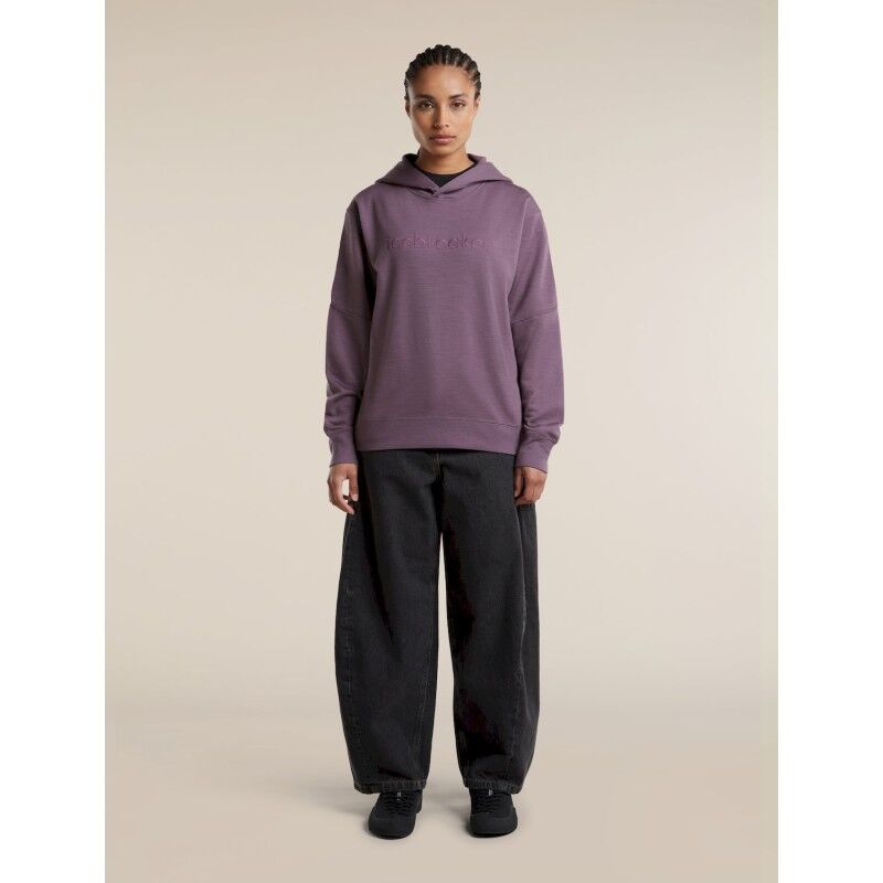 icebreaker Women Merino 360 RealFleece™ Elemental LS Hoodie - Merino Fleece jacket - Women's | Hardloop
