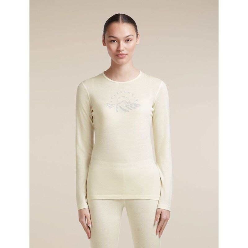 Merinos 200 Oasis LS Crewe Sunrise Summit - Merinowolltrikot - Damen