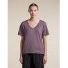 icebreaker Merinos 150 Tech Lite SS Relax V Neck Tee - T-shirt en laine mérinos femme | Hardloop
