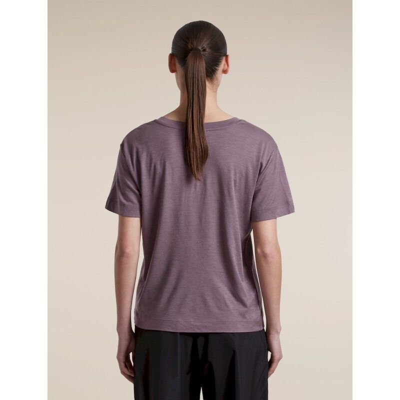 icebreaker Merinos 150 Tech Lite SS Relax V Neck Tee - Merino-t-paidat - Naiset | Hardloop