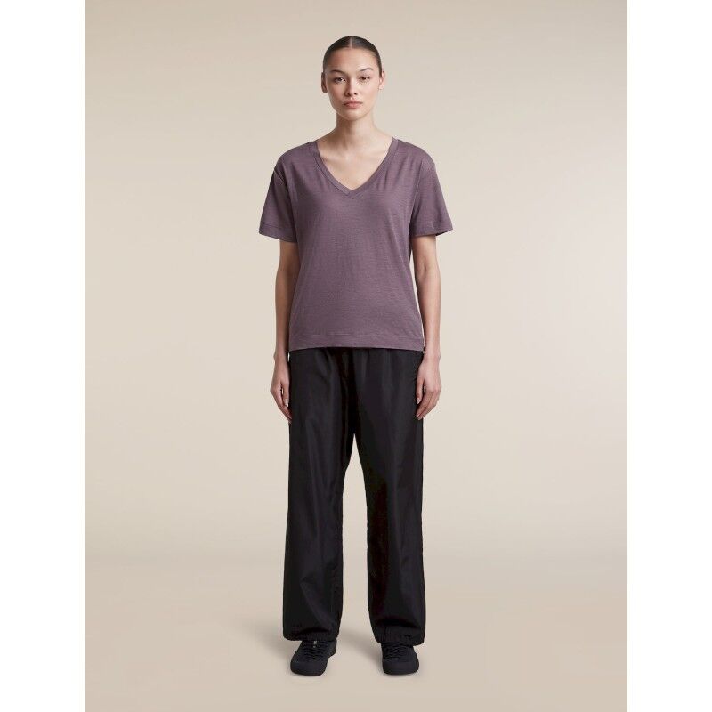 icebreaker Merinos 150 Tech Lite SS Relax V Neck Tee - T-shirt en laine mérinos femme | Hardloop