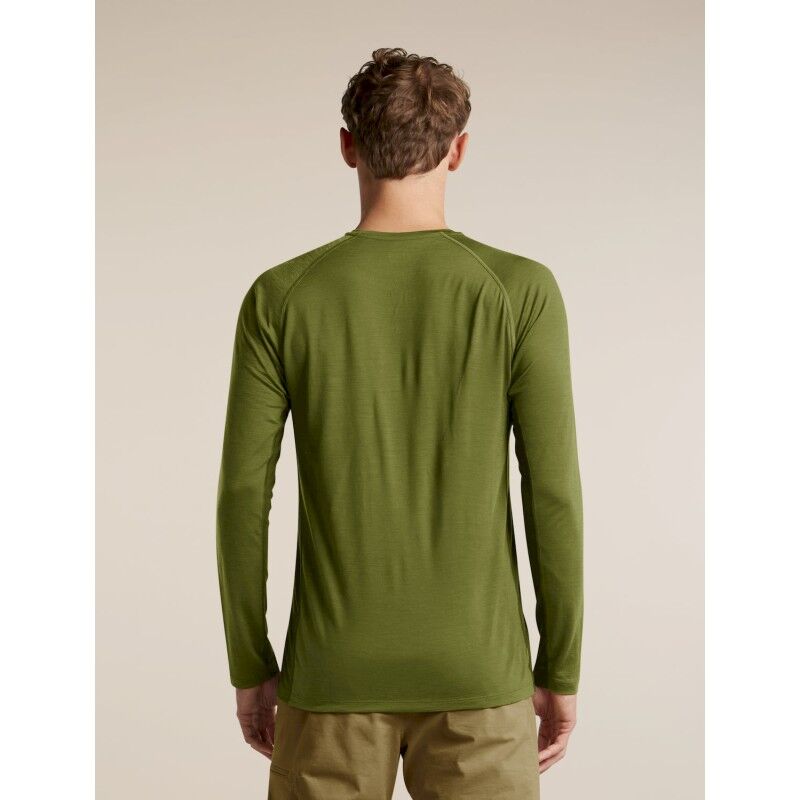 icebreaker Men Merino Blend 125 Cool-Lite™ Sphere LS Tee Colour Block - T-shirt en laine mérinos homme | Hardloop