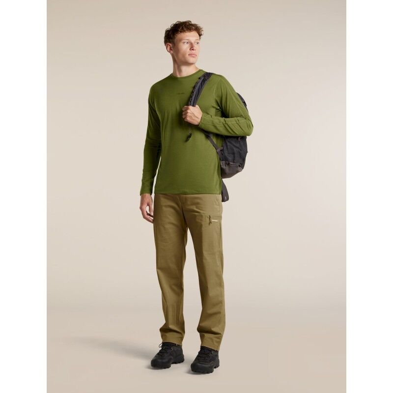 icebreaker Men Merino Blend 125 Cool-Lite™ Sphere LS Tee Colour Block - T-shirt en laine mérinos homme | Hardloop