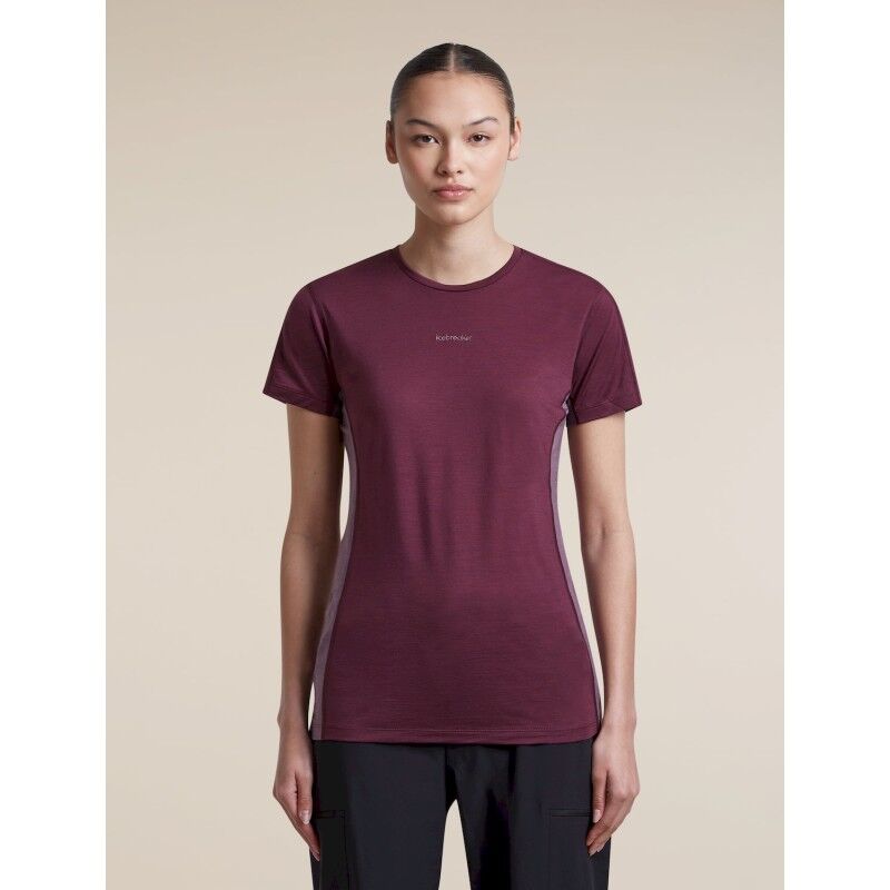 Women Merino Blend 125 Cool-Lite™ Sphere SS Tee Colour Block - Merinoshirt - Dames