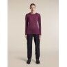 icebreaker Women Merino Blend 125 Cool-Lite™ Sphere LS Tee Colour Block - T-shirt en laine mérinos femme | Hardloop