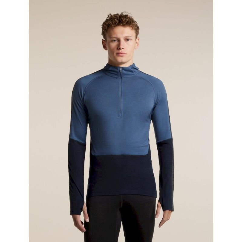 Men Merino 200 Oasis+ LS Half Zip Hoodie - Merinowolltrikot - Herren