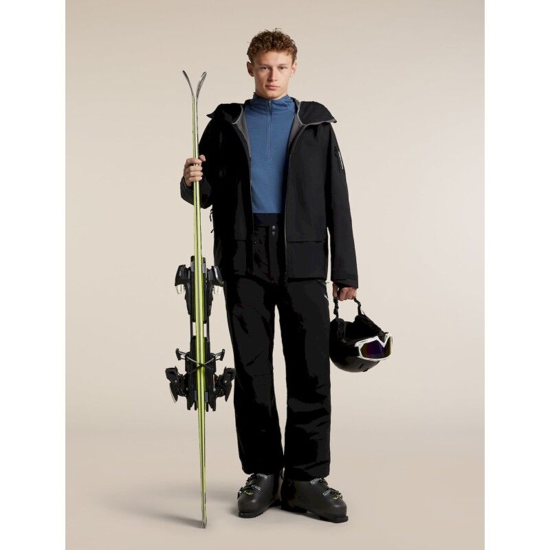icebreaker Men Merino 200 Oasis+ LS Half Zip Hoodie - Merinowolltrikot - Herren | Hardloop