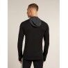icebreaker Men Merino 200 Oasis+ LS Half Zip Hoodie - Merino Wool Jersey - Men's | Hardloop